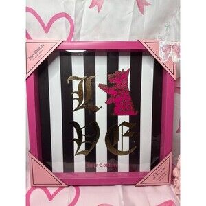 Juicy Couture Printed Wall Art-Pink Scottie